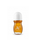 Auravlla Caramel Chiffón fragrance oil in a 30ml glass roll-on bottle with a white cap against a white background.