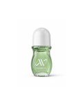 Auravlla PASSIONFRUIT POSSE fragrance oil in a clear glass roll-on bottle with a white cap and light green liquid.
