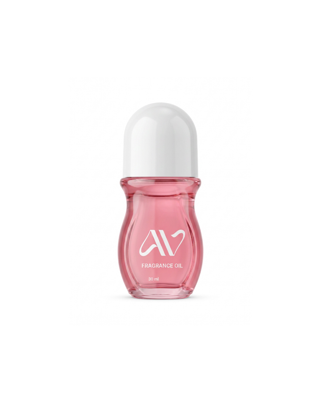 Auravlla SUGAR GIRL 30ml roll-on fragrance oil in a pink glass bottle with a white cap